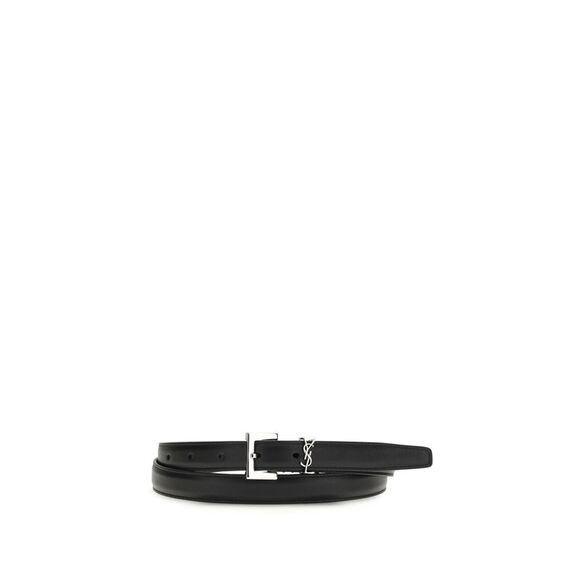 Saint Laurent Women Cassandre Slim Belt